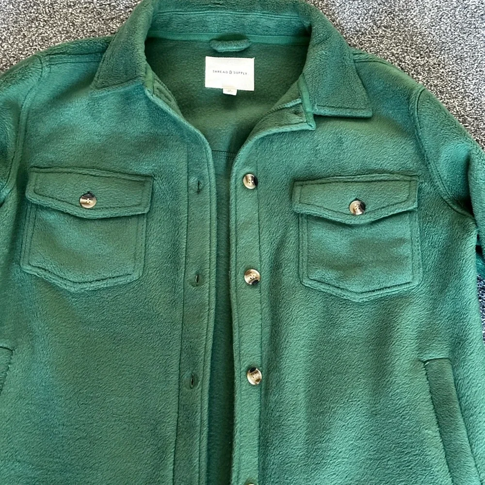 Thread & Supply Fleece Shacket